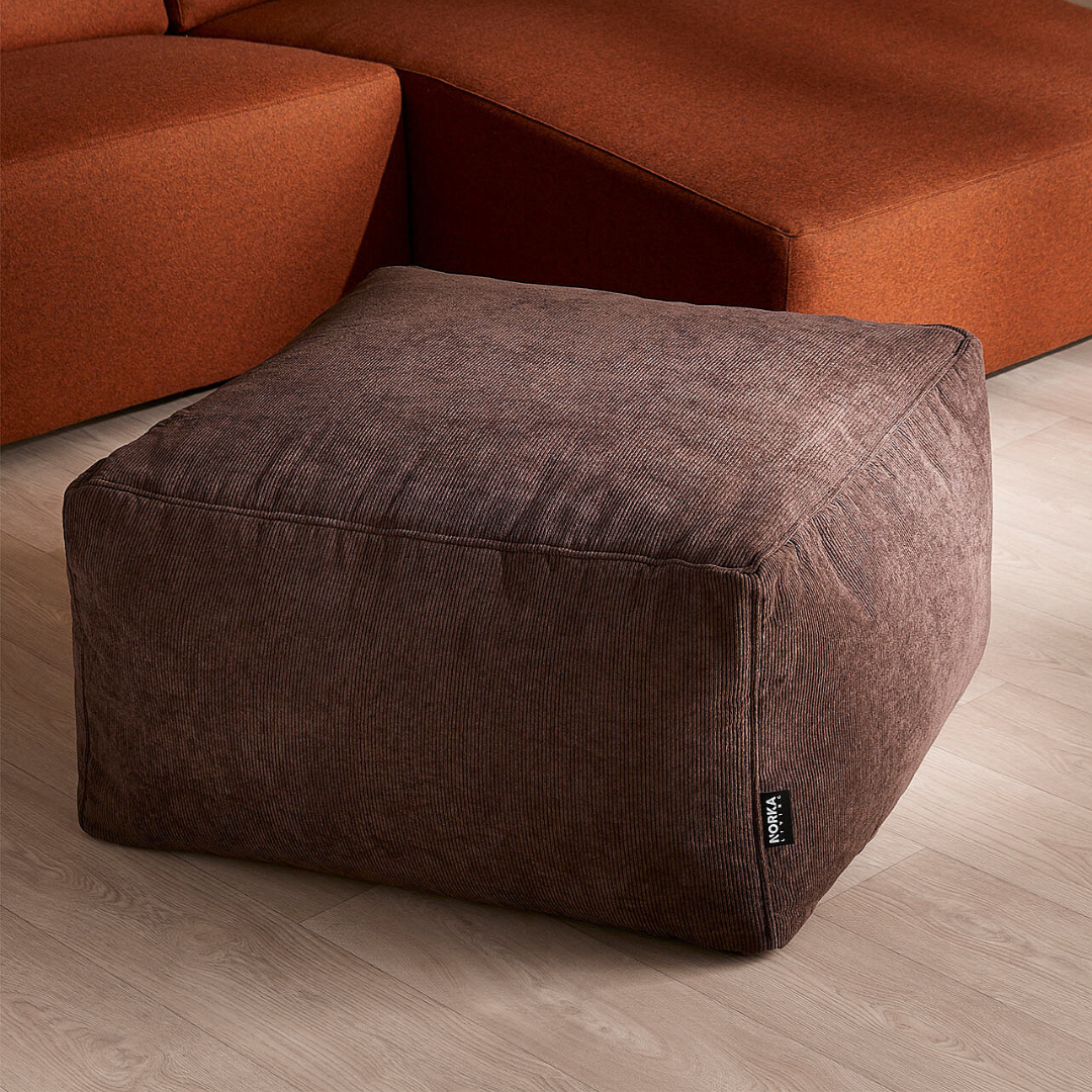 Eden Corduroy Ottoman – Norka Living