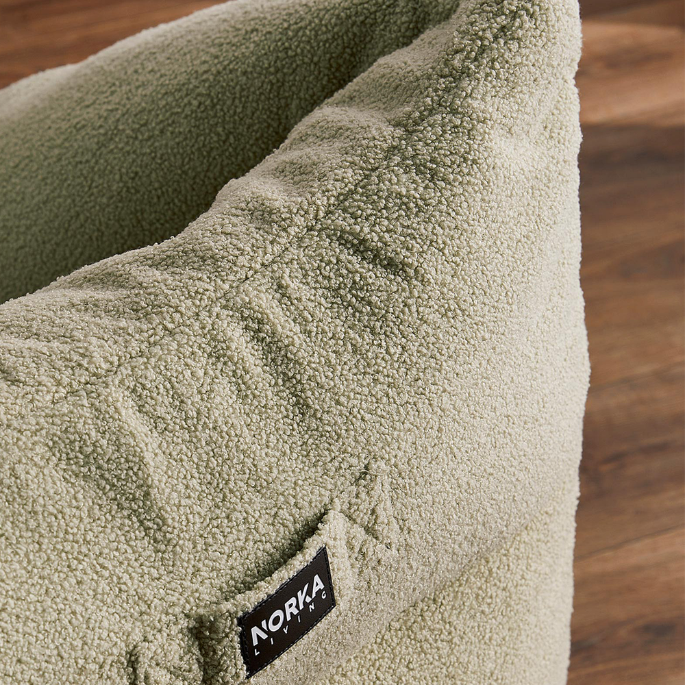 Azure Lounger Sage Green Polyester Sherpa LOUNGE