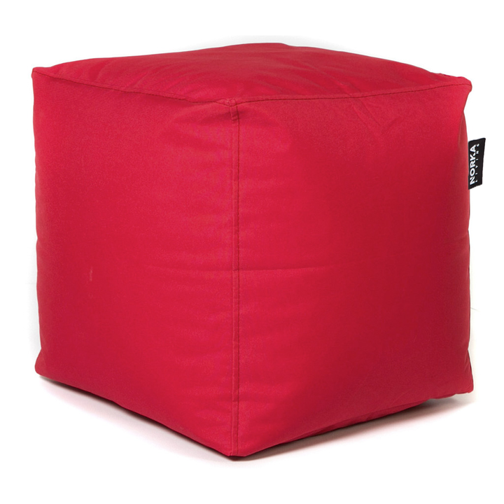 Gamma Rouge Pouf Cube