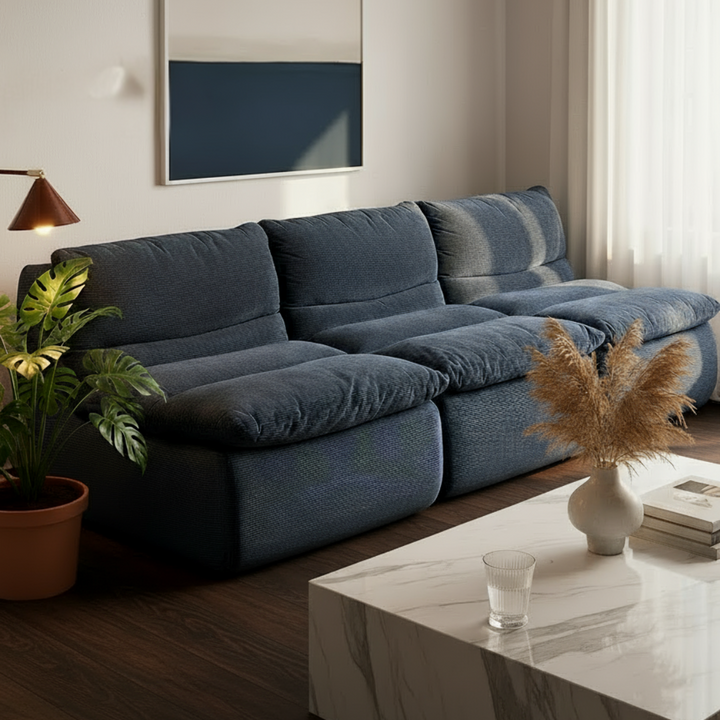 Parma Lounger Blue Corduroy LOUNGE