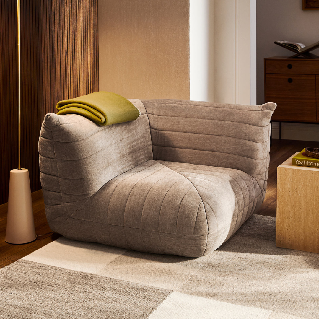 Noush Corner Grey Taupe