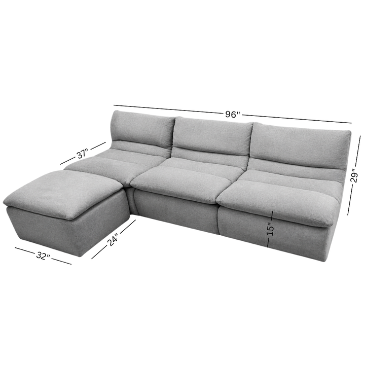 Parma 4-Piece Modular Set