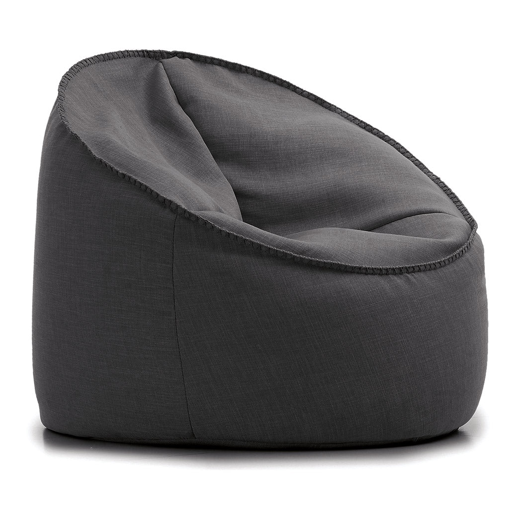 Flowr Beanbag Lounger Chair in Polyester Canvas Fabric - Norka Living