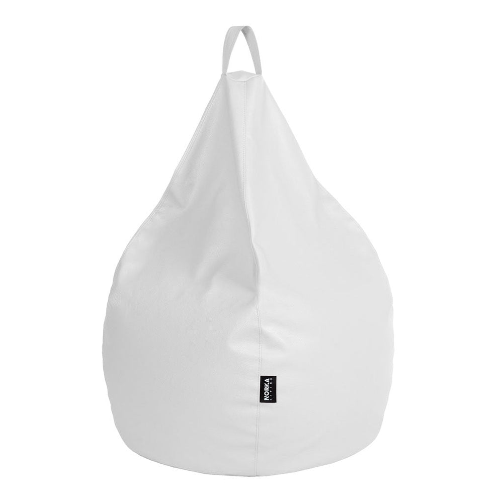 Sipi Bean Bag White Faux leather Kids & Teens